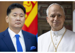 МОНГОЛ УЛСЫН ЕРӨНХИЙЛӨГЧ УХНААГИЙН ХҮРЭЛСҮХ ГЭГЭЭН ШИРЭЭТ УЛСЫН ТӨРИЙН ТЭРГҮҮН, ПАП XIV ЛЕО-ГИЙН УРИЛГААР 2025 ОНЫ 12 ДУГААР САРЫН 04-НИЙ ӨДӨР ТУС УЛСАД ТӨРИЙН АЙЛЧЛАЛ ХИЙНЭ.