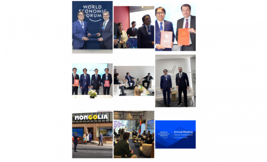 REPRESENTATIVES LED BY THE DEPUTY PRIME MINISTER OF MONGOLIA H.E MR. DORJKHAND TOGMID PARTICIPATED IN THE 55TH ANNUAL MEETING OF THE WORLD ECONOMIC FORUM