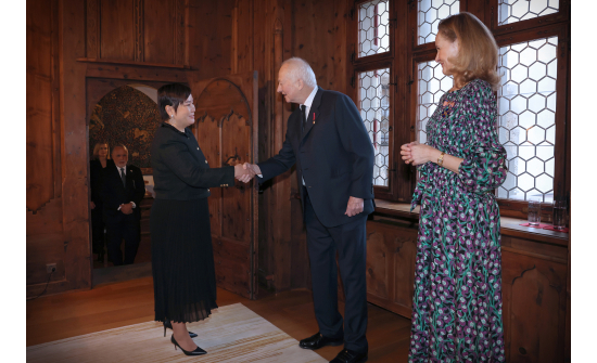 AMBASSADOR ATTENDED NEW YEAR’S RECEPTION AT VADUZ CASTLE