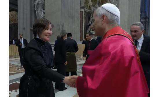 AMBASSADOR ATTENDS THE SOLEMN CEREMONY OF THE INAUGURATION OF THE PONTIFICATE