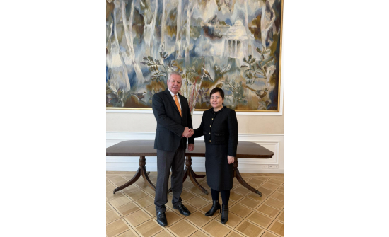 PERMANENT REPRESENTATIVE MET WITH THE PERMANENT REPRESENTATIVE OF THE RUSSIAN FEDERATION