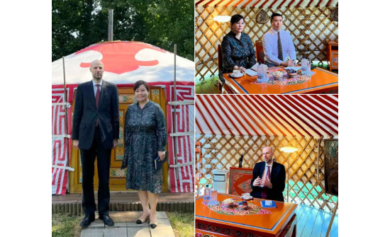 PERMANENT REPRESENTATIVES OF MONGOLIA AND BULGARIA MEETING