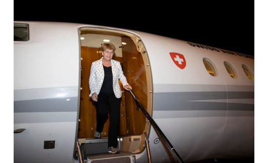 H.E. VIOLA AMHERD, PRESIDENT OF THE SWISS CONFEDERATION  ARRIVED IN ULAANBAATAR, MONGOLIA