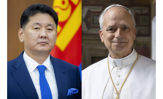 МОНГОЛ УЛСЫН ЕРӨНХИЙЛӨГЧ УХНААГИЙН ХҮРЭЛСҮХ ГЭГЭЭН ШИРЭЭТ УЛСЫН ТӨРИЙН ТЭРГҮҮН, ПАП XIV ЛЕО-ГИЙН УРИЛГААР 2025 ОНЫ 12 ДУГААР САРЫН 04-НИЙ ӨДӨР ТУС УЛСАД ТӨРИЙН АЙЛЧЛАЛ ХИЙНЭ.