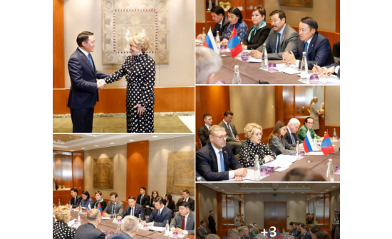 Chairman of the State Great Hural of Mongolia, D. Amarbayasgalan held an official meeting with Ms. V.I. Matviyenko, Chair of the Federation Council of the Federal Assembly of the Russian Federation