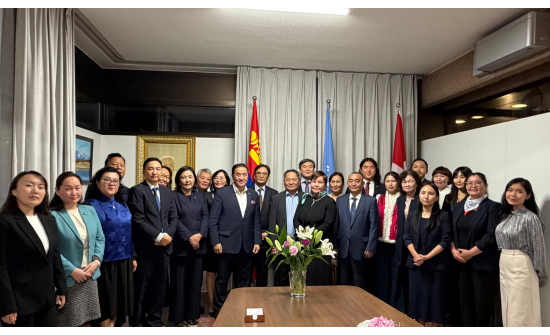 MONGOLIA COMMEMORATES THE 65TH ANNIVERSARY OF ITS ADMISSION IN THE UNITED NATIONS