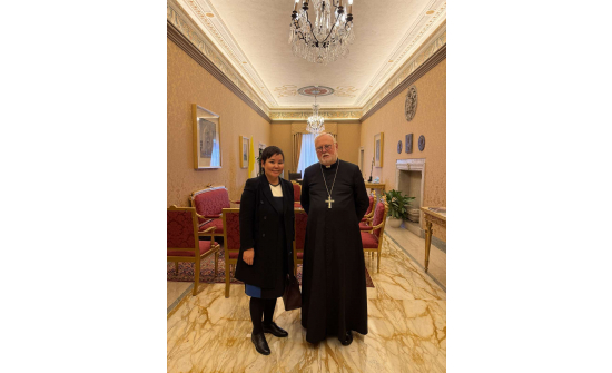 AMBASSADOR CONDUCTS WORKING VISIT TO THE HOLY SEE