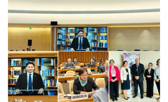 MONGOLIA PARTICIPATES IN THE 78TH SESSION OF THE WORLD HEALTH ASSEMBLY