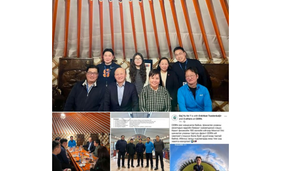 MONGOLIAN YOUNG PROFESSIONALS TO TAKE PART IN LHC OF THE EUROPEAN ORGANIZATION FOR NUCLEAR RESEARCH (CERN)