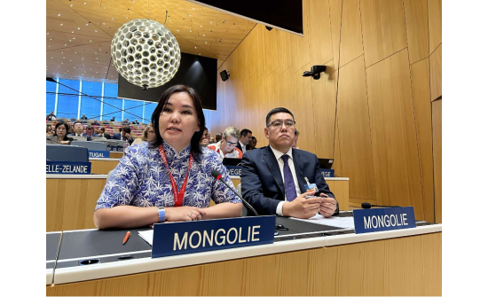 THE DELEGATION OF MONGOLIA IS ATTENDING THE 64TH SERIES OF MEETINGS OF THE ASSEMBLIES OF THE MEMBER STATES OF WIPO