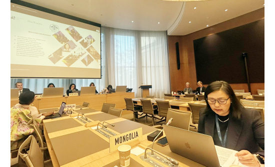 MONGOLIA shared information on implementation of WEIDE fund in Mongolia  Geneva, October 8, 2025 — Informal working group on Trade and Gender of the World Trade Organization (WTO) convened in Geneva, Switzerland.