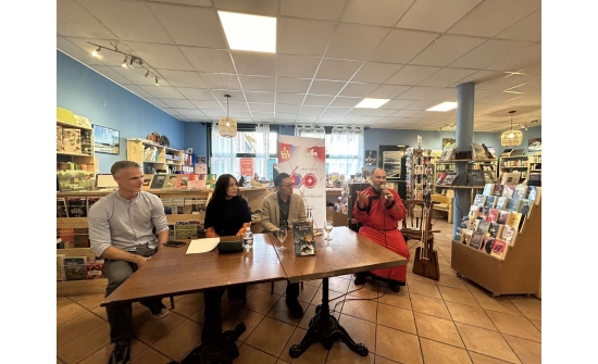 "THE LEGEND OF THE SHAMAN" NOVEL DISCUSSION HELD SUCCESSFULLY IN GENEVA