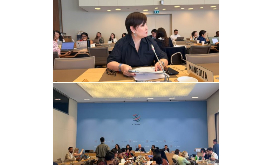 MONGOLIA REAFFIRMS SUPPORT FOR BHUTAN'S WTO ACCESSION PROCESS